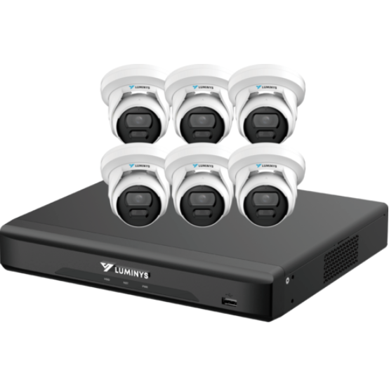Luminys 8-Channel 5MP LumiDeterrent IP Kit (K56-8D1A2)