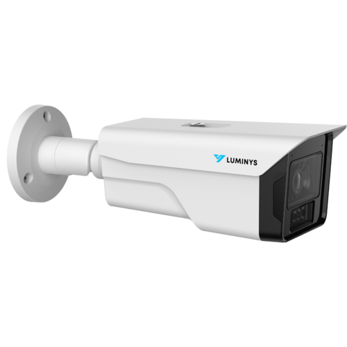 Luminys N5B-4LA2C Luminys 4MP Network LumiCloud Bullet Camera, right angle view