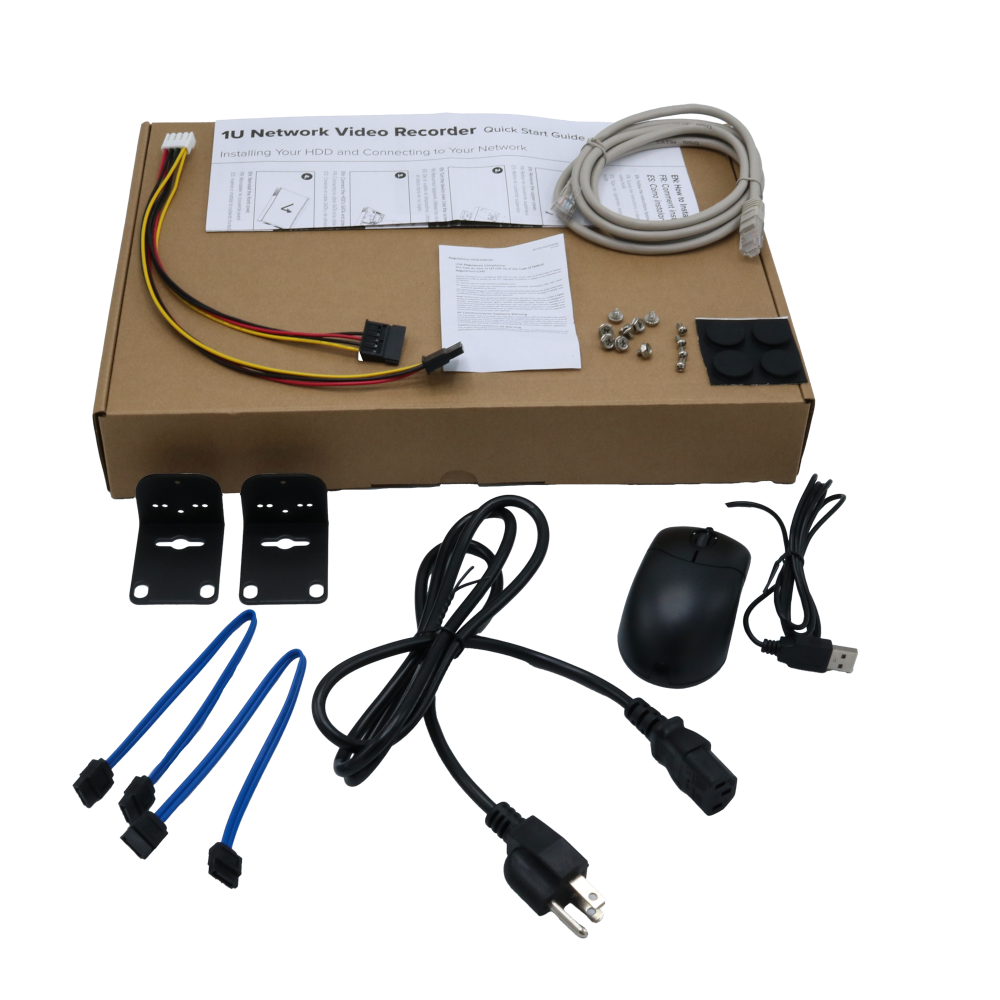 Luminys R32-16PA4 Luminys R3 Starter Series 16CH 4K PoE NVR, what's in the box