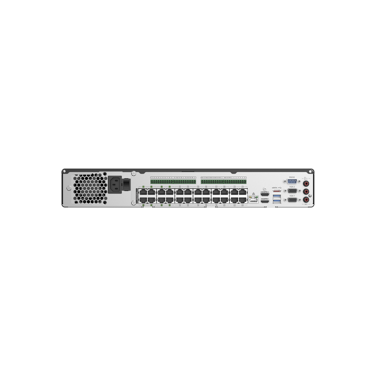 Luminys R54-32PA R5 Mainstream Series NVR, rear panel
