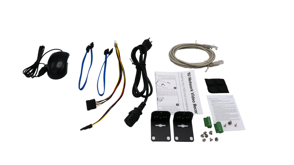 Luminys R52-8PA R5 Mainstream Series NVR, what's in the box