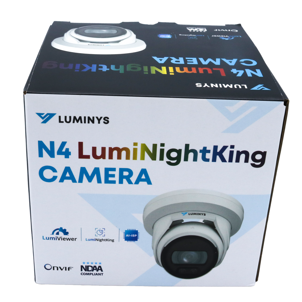 Luminys N4T-4VA2 Luminys 4MP Network LumiNightKing Turret Camera, product view