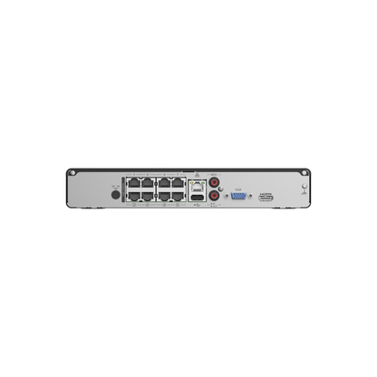 Luminys R31-8PA R3 Starter Series NVR, rear panel
