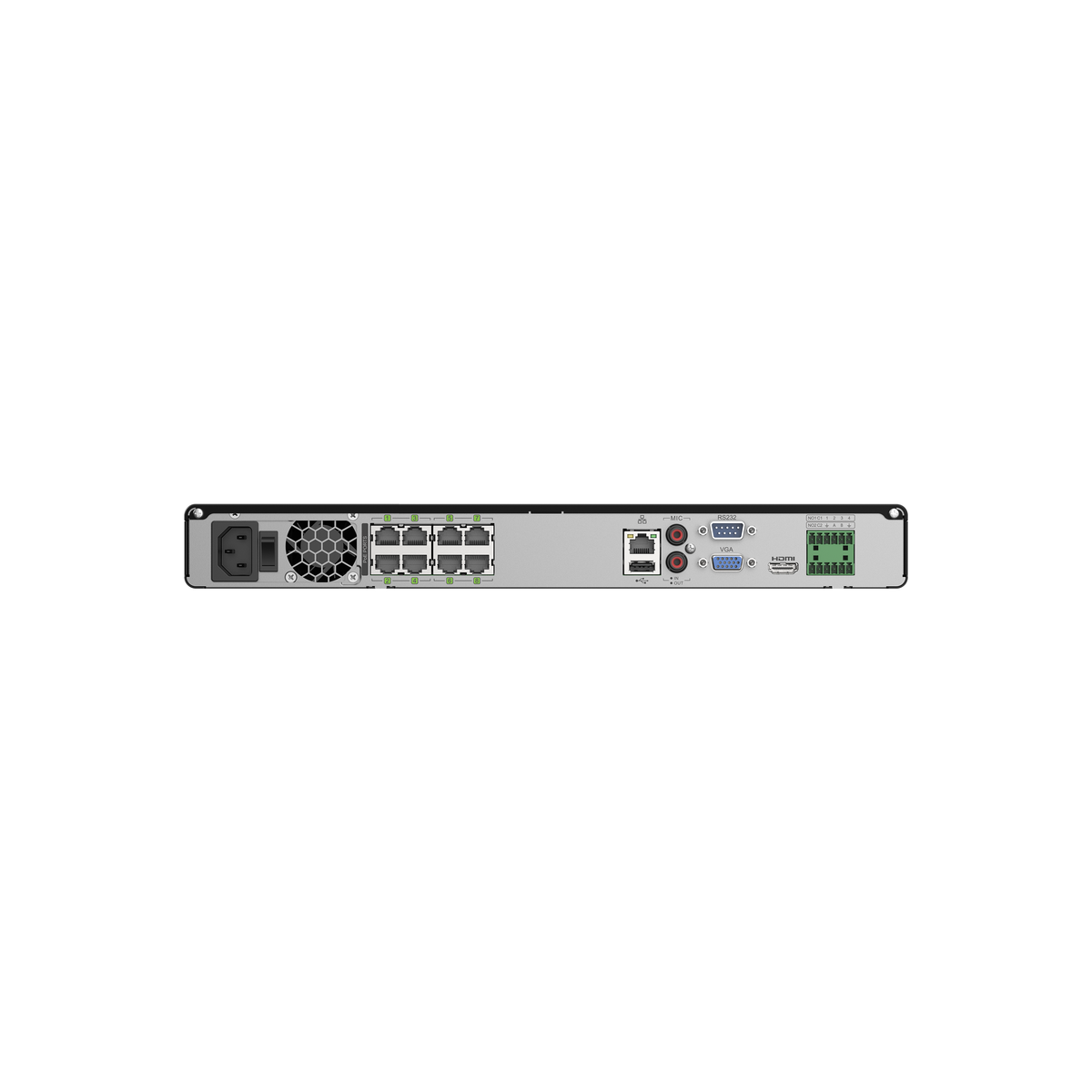 Luminys R52-8PA8 Luminys R5 Mainstream Series NVR, 8K 8 Channel, 8 PoE, product view
