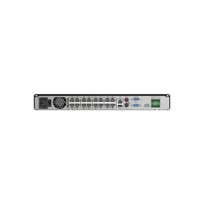 Luminys R52-16PA Luminys R5 Mainstream Series NVR, 8K 16 Channel, 16 PoE, product view