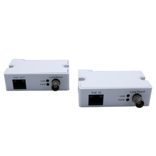 Luminys SAL-1LAB Luminys Single-Port Ethernet & PoE over Coax Extender, front view