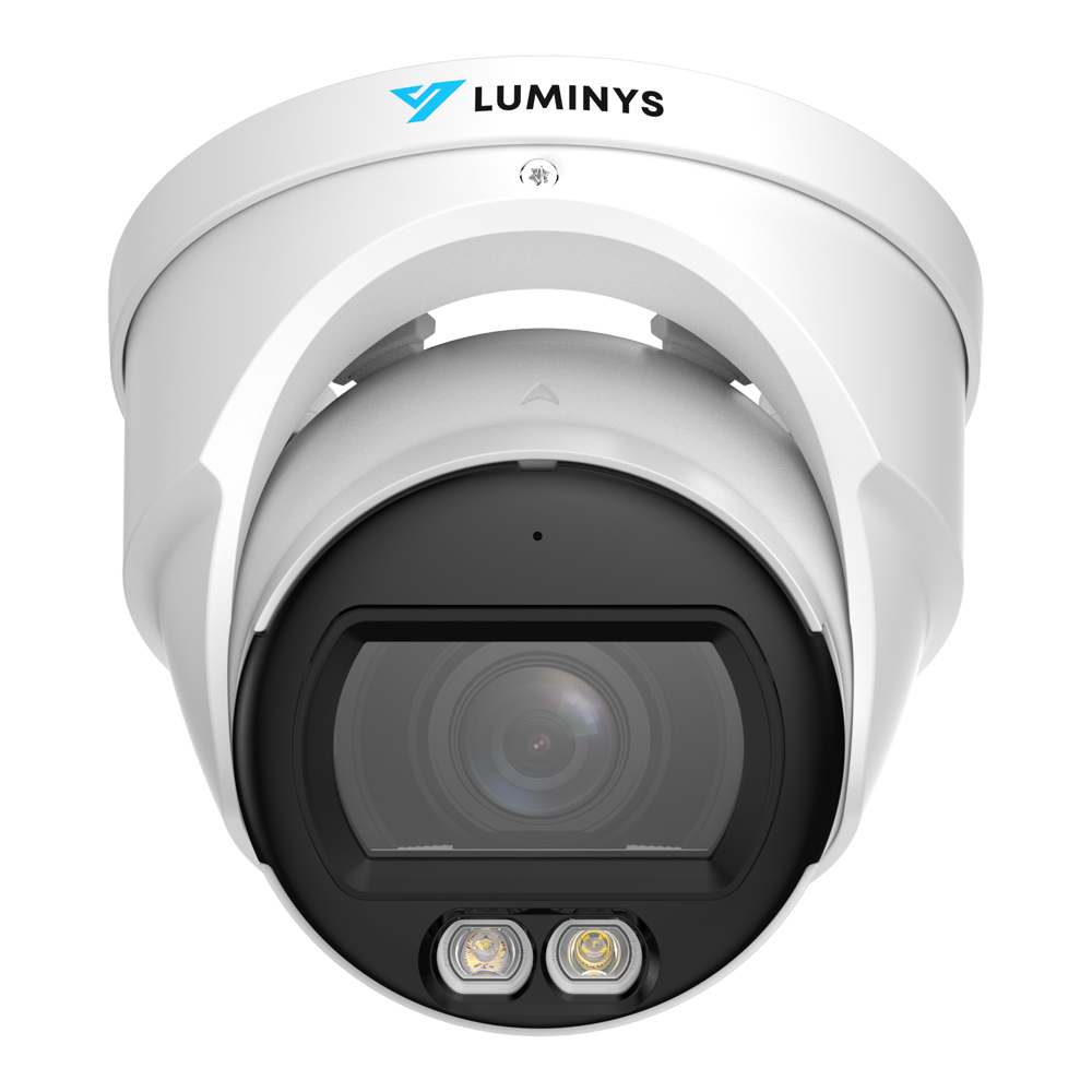 Luminys A3T-2LAV Luminys 2MP Dual-Light Analog Vari-focal Turret Camera, front view