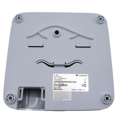 Luminys C-2PA back plate with mounting points and label
