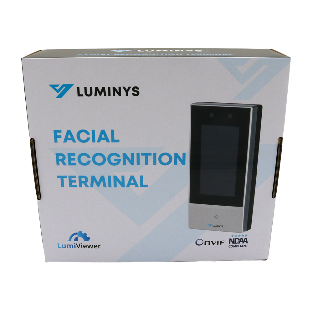 Luminys C-F4A facial recognition terminal retail box