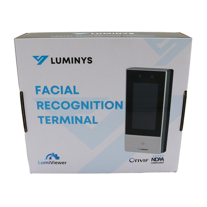 Luminys C-F4A facial recognition terminal retail box
