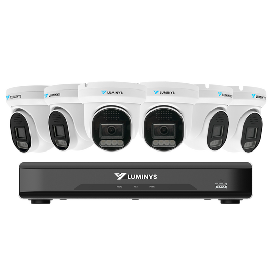 Luminys K56-8L1A2 5MP LumiLuxLite Network Kit, complete kit