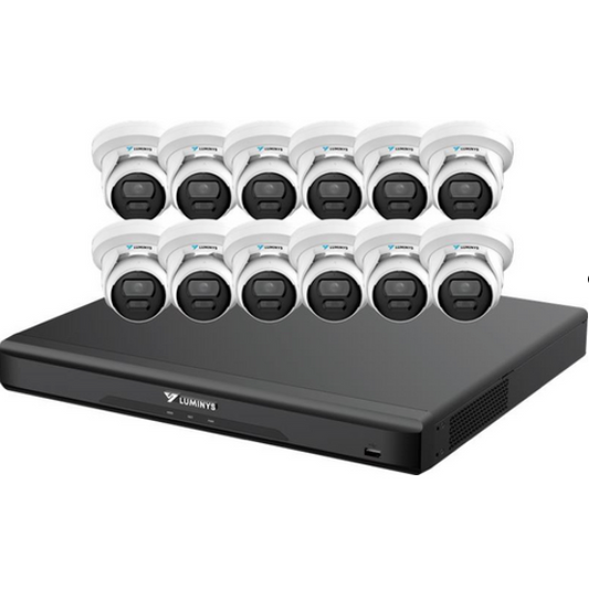 Luminys 16-Channel 5MP LumiDeterrent IP Kit (K5T-16D2A4)