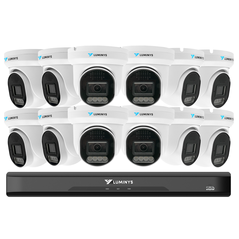 Luminys K5T-16L2A4 5MP LumiLuxLite Network Kit, complete kit