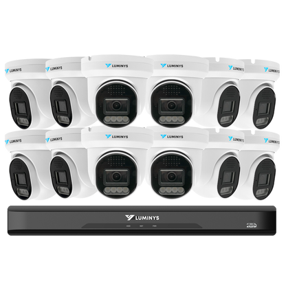 Luminys K5T-16L2A4 5MP LumiLuxLite Network Kit, complete kit
