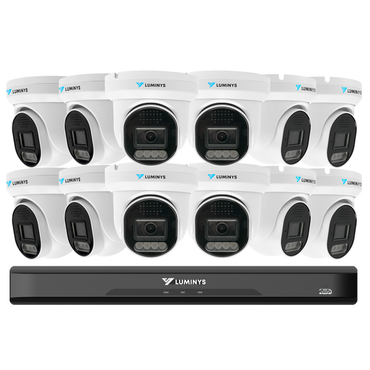 Luminys K5T-16L2A4 5MP LumiLuxLite Network Kit, complete kit