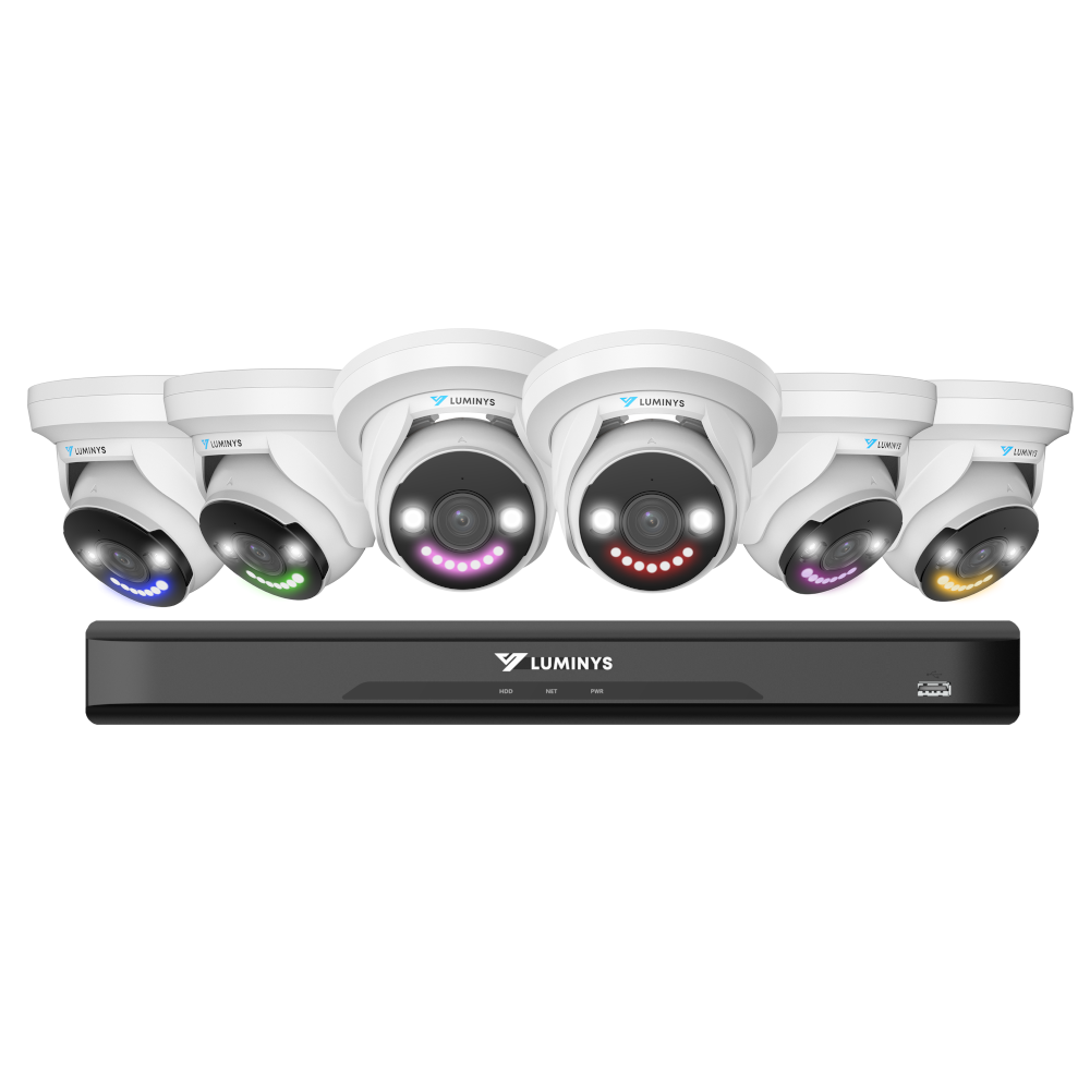 Luminys K86-8B2A4 8MP LumiLightBand Network Kit, complete kit