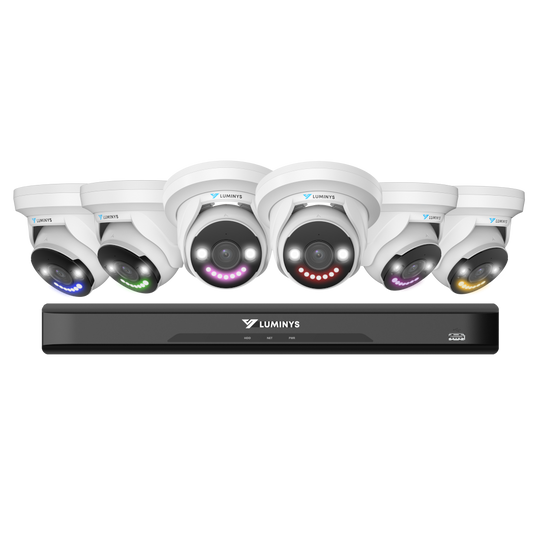 Luminys K86-8B2A4 8MP LumiLightBand Network Kit, complete kit