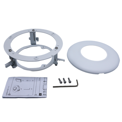 Luminys LUM-M01 Luminys LUM-M01: Dome Camera Models In-Ceiling Mount Bracket, what's in the box