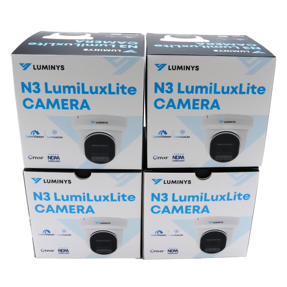 Luminys K56-8L1A2 5MP LumiLuxLite Network Kit, camera packaging