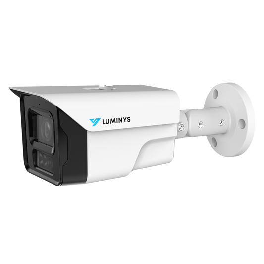 Luminys N3B-8LA2 Luminys 8MP Network LumiLuxSmart Bullet Camera, left angle view