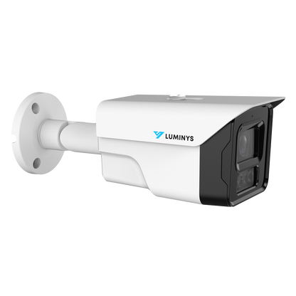 Luminys N4B-8VA2 Luminys 8MP Network LumiNightKing Bullet Camera, right angle view