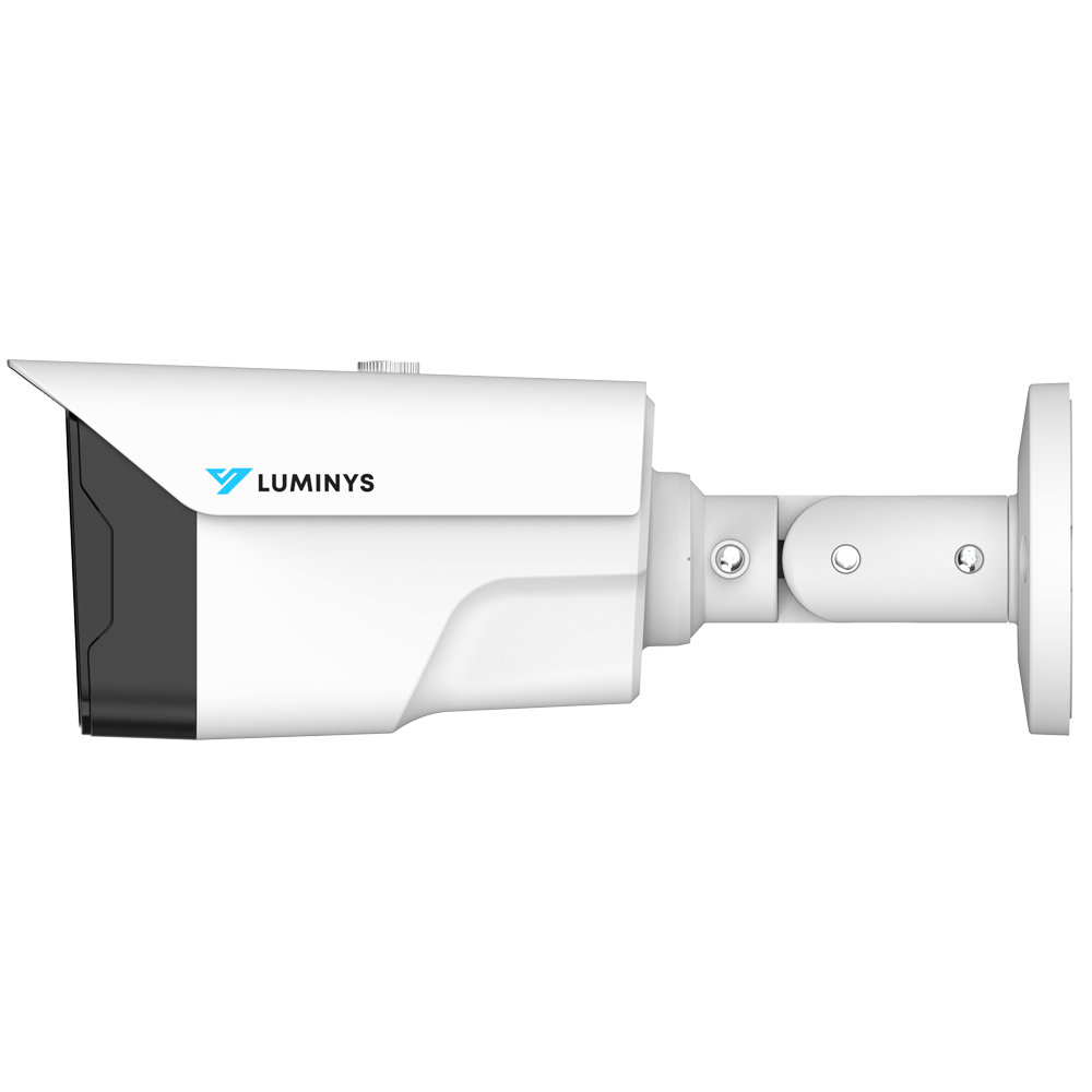 Luminys N4B-8VA2 Luminys 8MP Network LumiNightKing Bullet Camera, left angle view