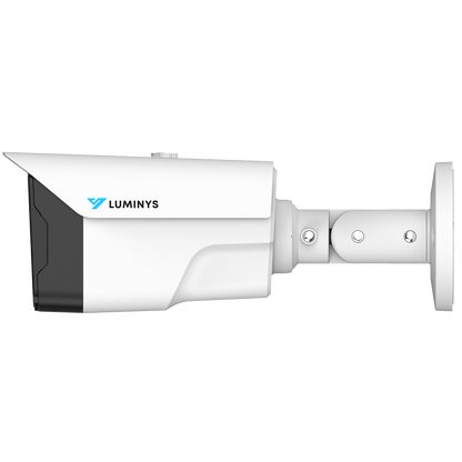 Luminys N4B-8VA2 Luminys 8MP Network LumiNightKing Bullet Camera, left angle view
