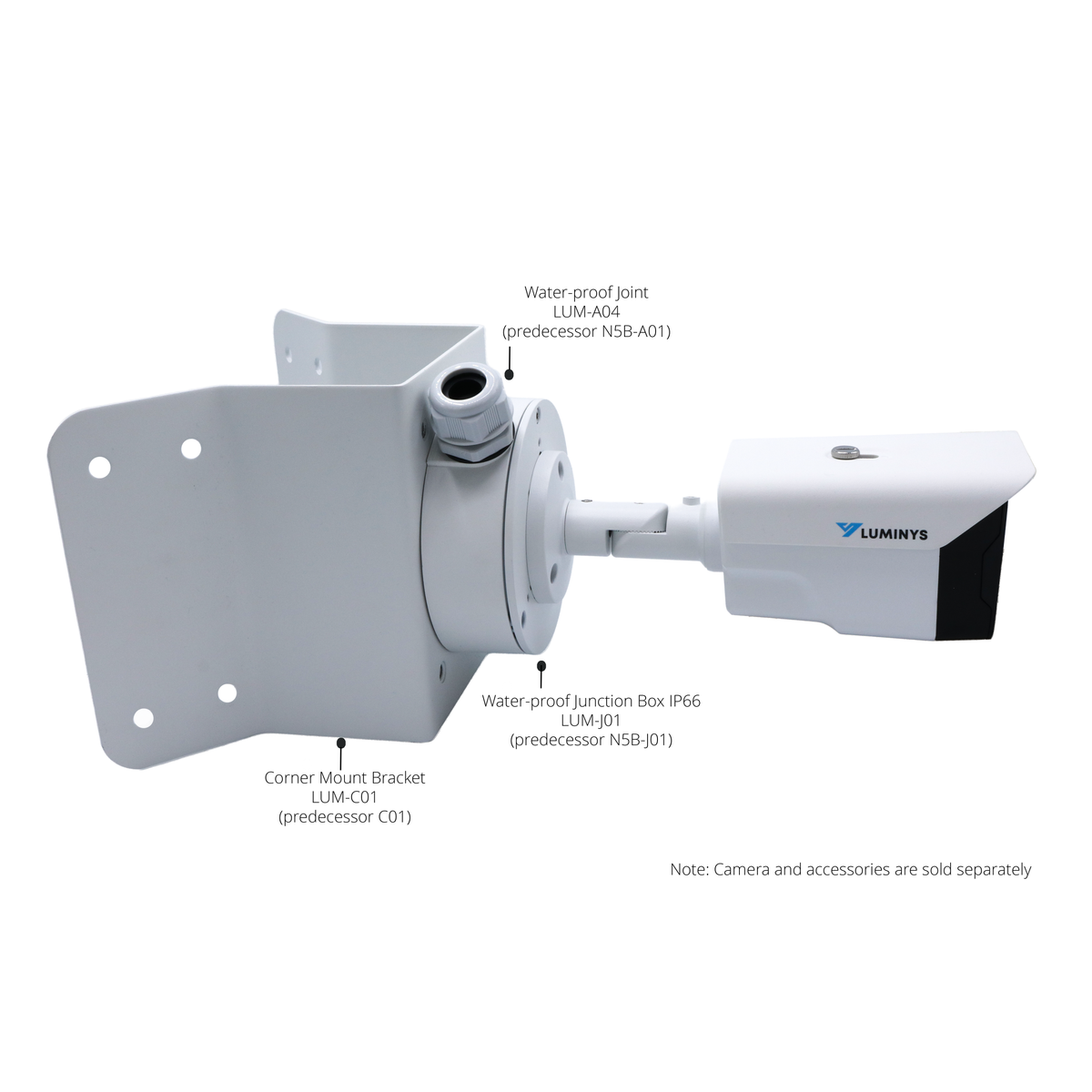 Luminys N4B-8VA2 Luminys 8MP Network LumiNightKing Bullet Camera, product view