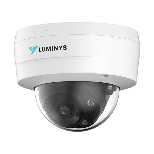 Luminys N5D-4LA2 4MP Network LumiLuxSmart Dome Camera, left angle view