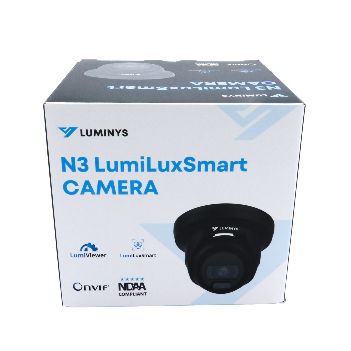 Luminys N3T-4LA2B Luminys 4MP Network LumiLuxSmart Black Turret Camera, product view