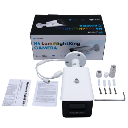 Luminys N4B-4VA2 Luminys 4MP Network LumiNightKing Bullet Camera, what's in the box