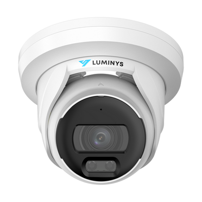 Luminys N3T-8LA2 8MP Network LumiLuxSmart Turret Camera, front view