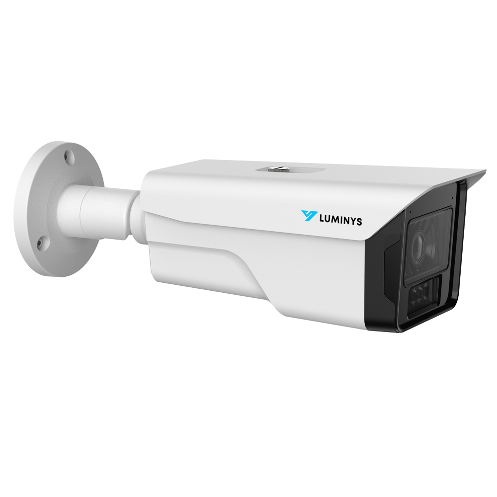 Luminys N5B-4CA2 4MP Network LumiColor Bullet Camera, right angle view