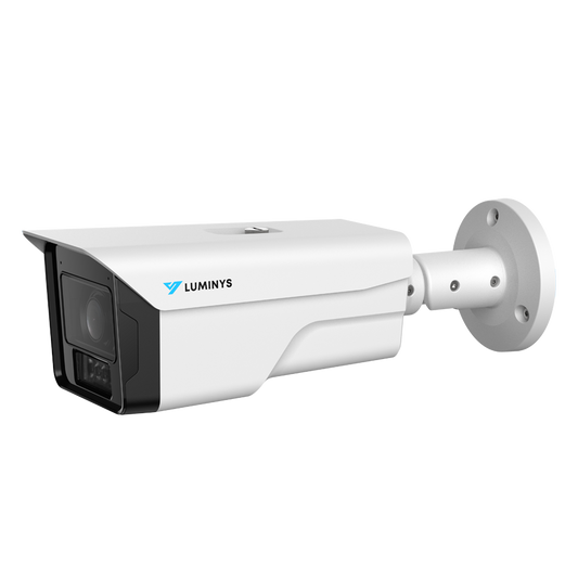 Luminys N5B-4LAV Luminys 4MP Network LumiLuxSmart Bullet Camera, left angle view