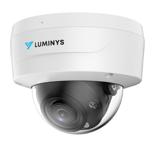 Luminys N3D-8LAV 8MP Network LumiLuxSmart Dome Camera, left angle view