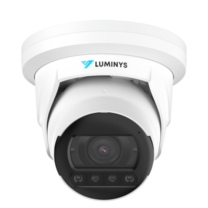 Luminys N5T-8LAV 8MP Network LumiLuxSmart Turret Camera, front view