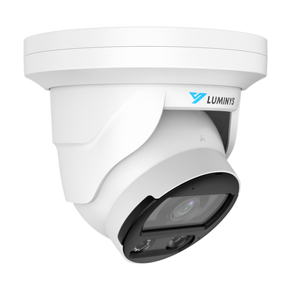 Luminys N5T-12LA2 12MP Network LumiLuxSmart Series Turret Camera, right angle view