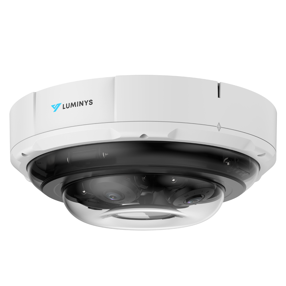 Luminys N9P-20RAV Luminys 4 x 5MP Network LumiFlex Unstitched Multi-sensor Camera, left angle view