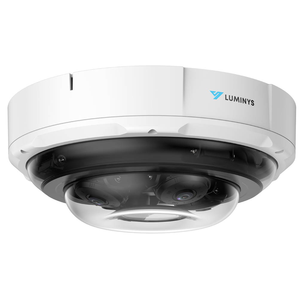 Luminys N9P-20RAV Luminys 4 x 5MP Network LumiFlex Unstitched Multi-sensor Camera, right angle view