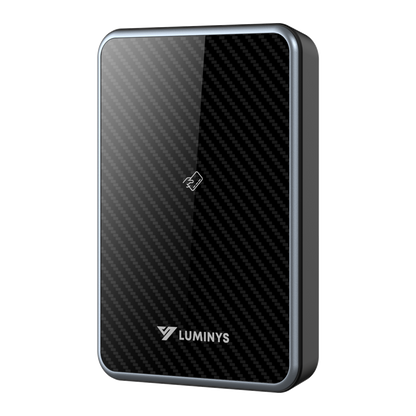 Luminys RD1CW waterproof access reader, left angle view