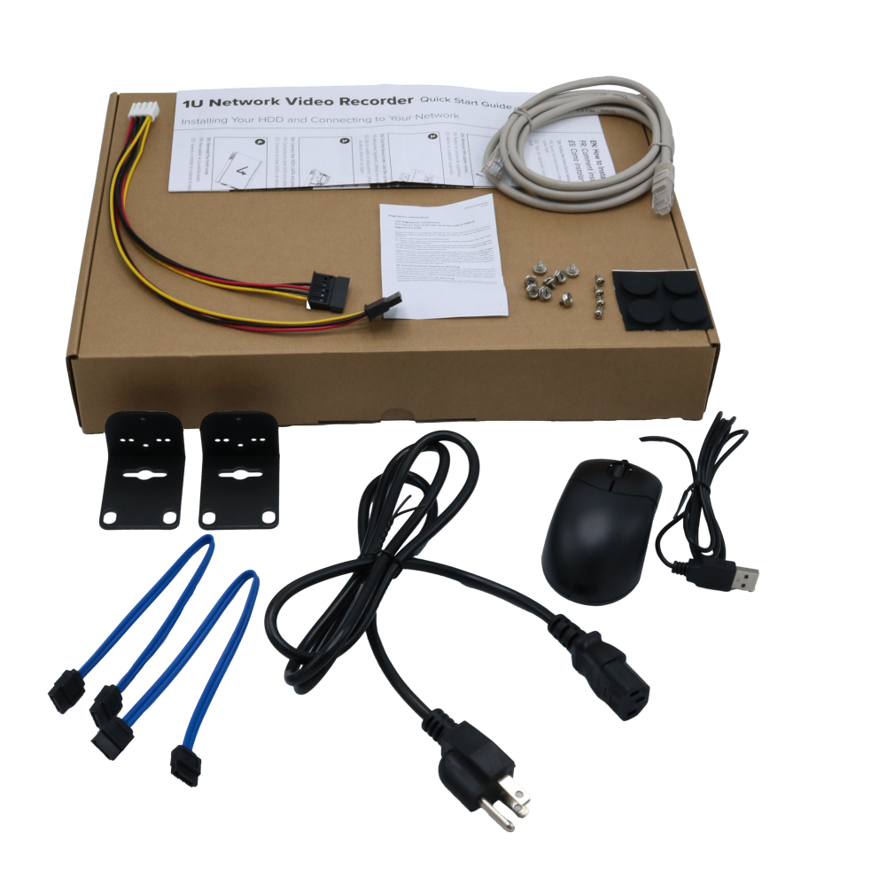 Luminys R32-8PA R3 Starter Series NVR, what's in the box