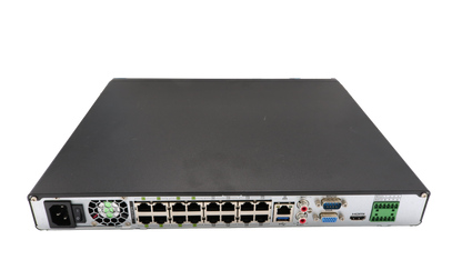 Luminys R52-16PA Luminys R5 Mainstream Series NVR, 8K 16 Channel, 16 PoE, rear view