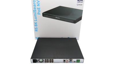 Luminys R52-8PA R5 Mainstream Series NVR, retail packaging
