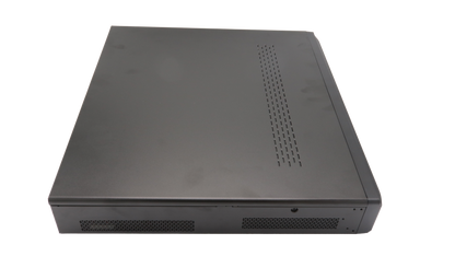 Luminys R54-32NA4 Luminys R5 Mainstream Series NVR, 8K 32 Channel, Dual NIC, side view