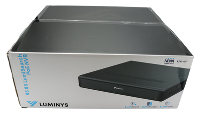 Luminys R54-32PA R5 Mainstream Series NVR, retail packaging
