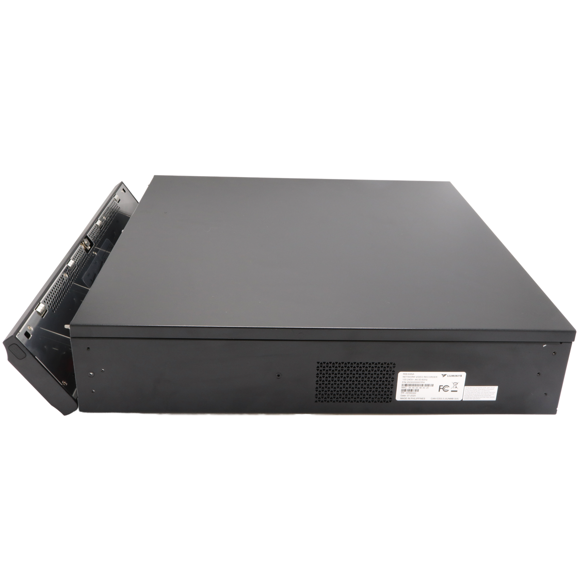 Luminys R68-32NA R6 Extreme Series NVR, side view