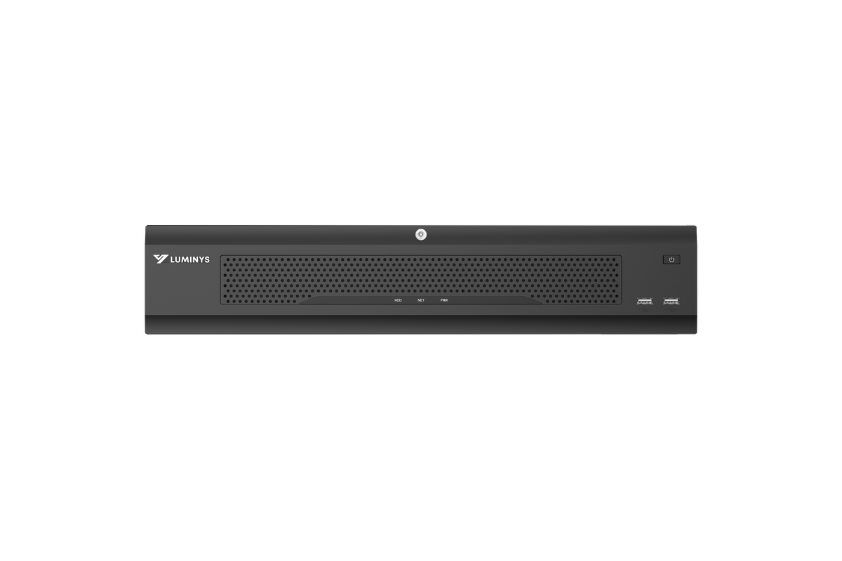 Luminys R68-32NA R6 Extreme Series NVR, front panel