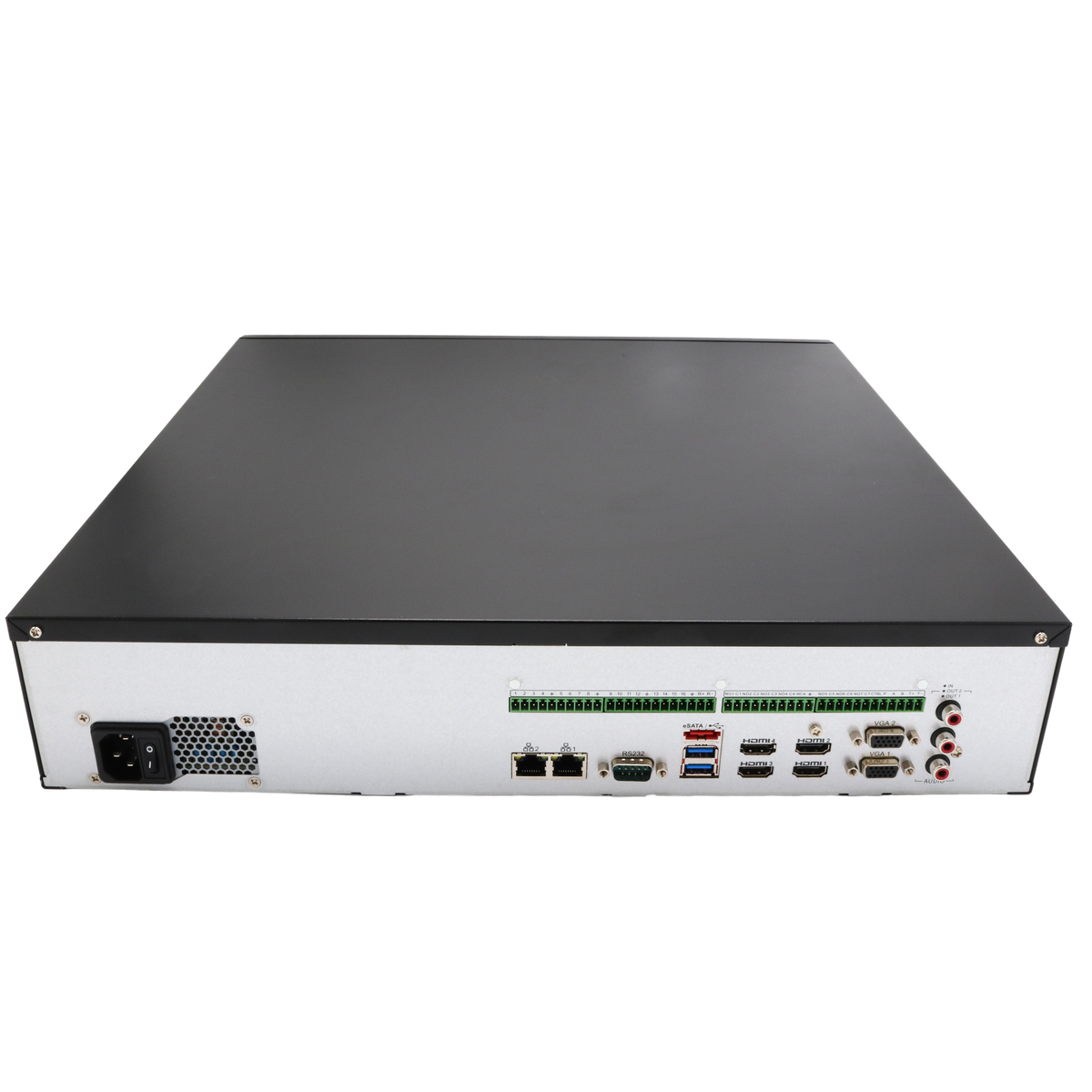 Luminys R68-64NA R6 Extreme Series NVR, rear panel