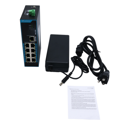 Luminys SUL-10MLA Luminys 8-Port LumiPower UnManaged Megabit Switch, what's in the box