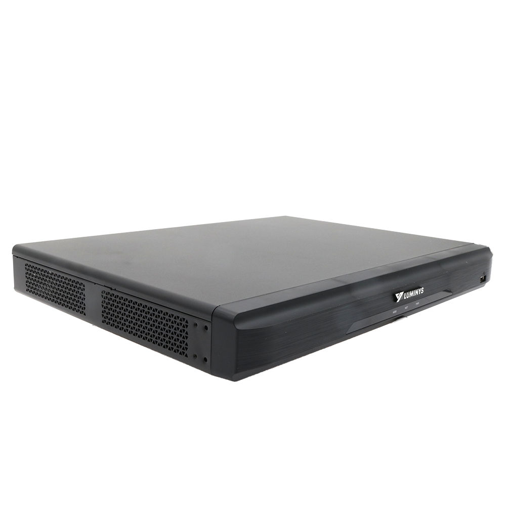 Luminys X52-16KA4 Luminys 4K Hybrid DVR - 16-Ch Analog / 32-Ch IP Security Recorder, left angle view